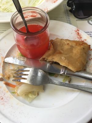 Spring rolls at El Limon in Tenerife