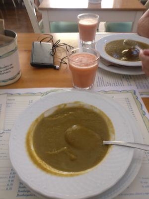 I don't know what kind of soup it was but tasted ok at El Limon in Tenerife