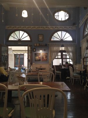 Inside the restaurant at El Limon in Tenerife