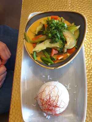 Asia thai curry at Park Cafe in Traunstein