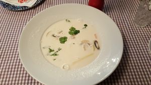 Thai soup at Park Cafe in Traunstein