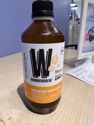 Komboucha in a glass bottle  at The Fish Bowl in Kuala Lumpur