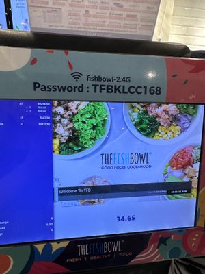 Free WiFi  at The Fish Bowl in Kuala Lumpur