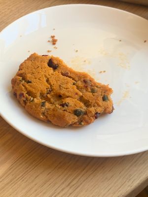 pumpkin spice cookie at Starbucks in Rochester