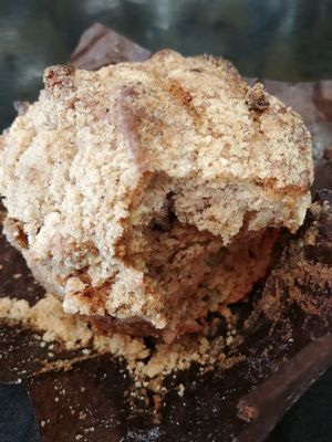Apple muffin at The Otter Juice Co in Hays