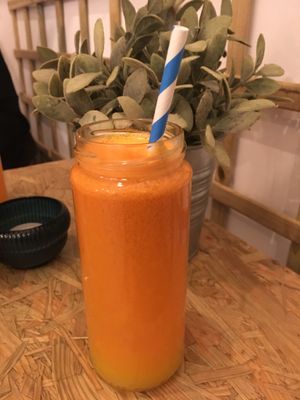 Fresh juice at NicPic in Malaga
