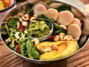 Vegan Genovese souse salad ! at NicPic in Malaga