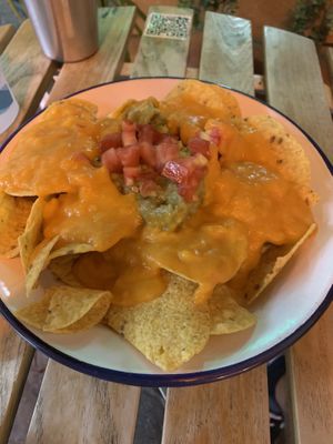 Love these vegan nachos  at NicPic in Malaga