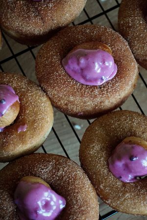 Dona churro frutal disponible mayo 2021 at El Burro Rayado - Food Cart in Tijuana