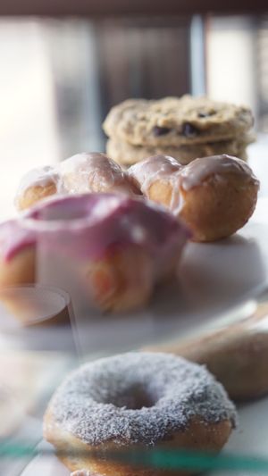 Vegan donuts  at El Burro Rayado - Food Cart in Tijuana