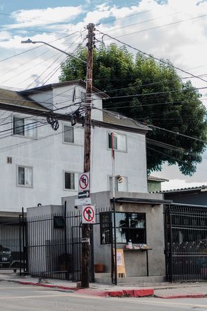 Vegan coffee shop at El Burro Rayado - Food Cart in Tijuana