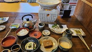 Tofu cuisine at Okutan - Nanzen in Kyoto
