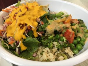 Asian Bowl special at Brightside Kitchen in Des Moines