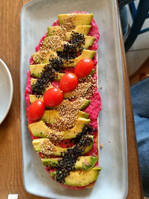 Energy start toast at Savory Acai House & Healthy Food in Valencia
