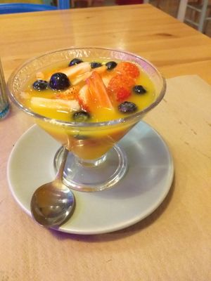 Fruit salad at Savory Acai House & Healthy Food in Valencia