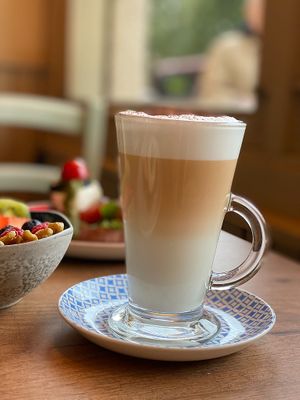 Latte at Savory Acai House & Healthy Food in Valencia