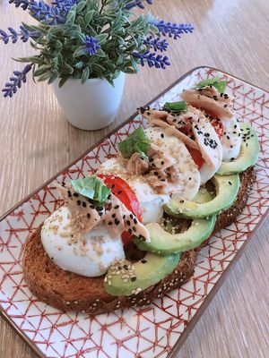 Bonito Toast at Savory Acai House & Healthy Food in Valencia
