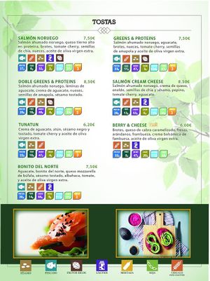 Menu at Savory Acai House & Healthy Food in Valencia