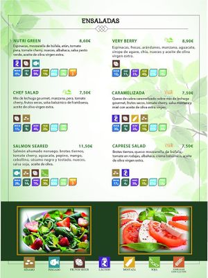 Menu at Savory Acai House & Healthy Food in Valencia