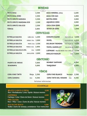 Menu at Savory Acai House & Healthy Food in Valencia