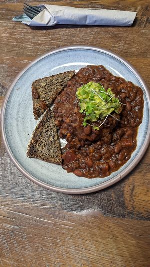 Sloppy vegan joe at  PLANT GOSSIP - powered by OrVeganic Kitchen in Coeur D Alene