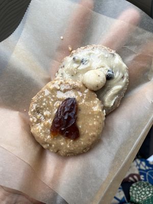 Macadamia and date cookie   at  PLANT GOSSIP - powered by OrVeganic Kitchen in Coeur D Alene