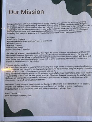  at  PLANT GOSSIP - powered by OrVeganic Kitchen in Coeur D Alene