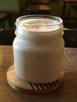 Coconut Cocao drink  at  PLANT GOSSIP - powered by OrVeganic Kitchen in Coeur D Alene