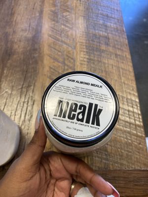 This almond milk shake is THE BEST !!  at  PLANT GOSSIP - powered by OrVeganic Kitchen in Coeur D Alene