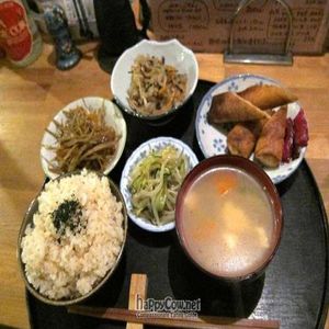 Dinner set at Mikouan in Kyoto