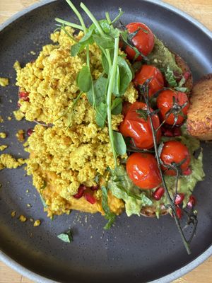 Middle eastern brekky (forgot the correct name) vegan option   at Whitby in Bendigo