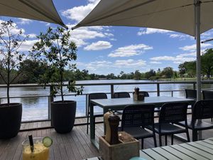 View from the outside seating area  at Whitby in Bendigo
