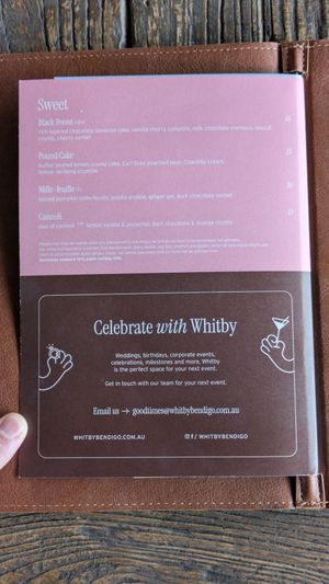 Desserts 2025 at Whitby in Bendigo