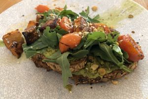 Avocado toast at Cortille in Bendigo