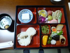 Manpukuji lunch (2014 Nov 26) at Obakusan Manpukuji Oryukaku in Uji