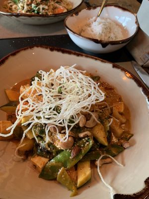 Tofu curry (the portion is quite big) at Twist - Hotel Valsana in Arosa
