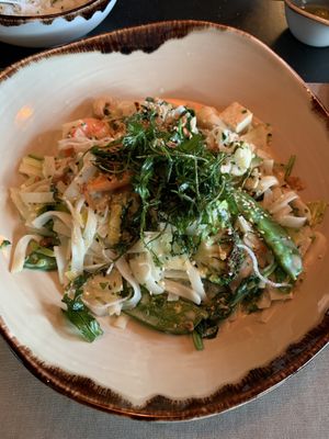 Noodles with tofu ind veggies (was also quite a big portion) at Twist - Hotel Valsana in Arosa