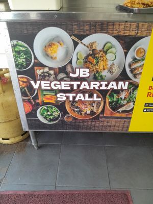 Sign at JB Vegetarian - Jalan Trus in Johor Bahru
