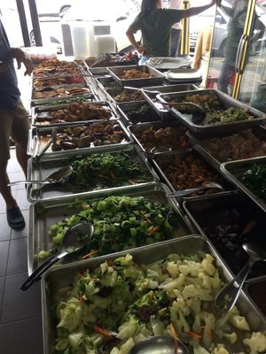 buffet at JB Vegetarian - Jalan Trus in Johor Bahru