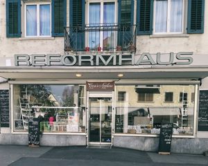 Front at Reformhaus Wollishofen in Zurich