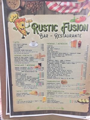 Carta at Rustic Fusion in Madrid