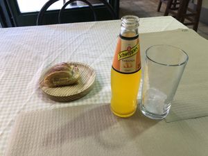 Nice little opener, very delicious  at Rustic Fusion in Madrid