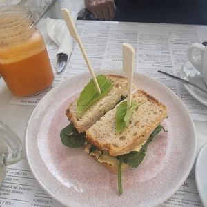 Be vegan sandwiche at Frutaria in Lisbon