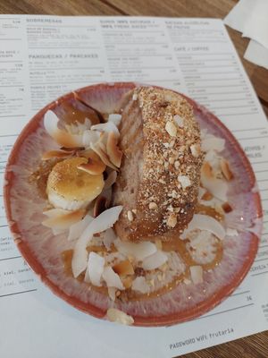 Banana bread at Frutaria in Lisbon