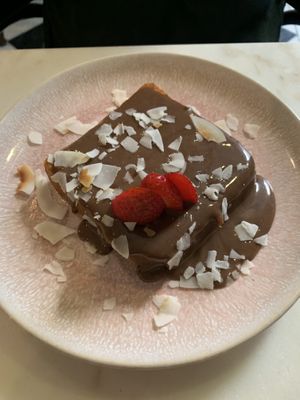 Pancake at Frutaria in Lisbon