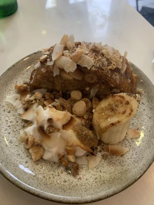 Banana cake at Frutaria in Lisbon