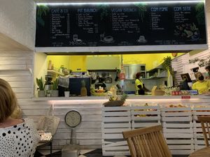 Nice decor instead   at Frutaria in Lisbon