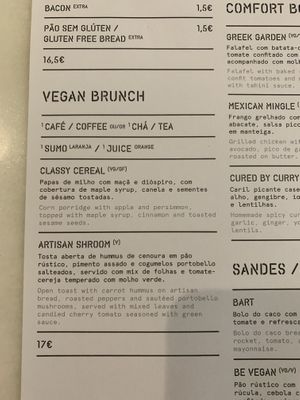 A good filling vegan brunch   at Frutaria in Lisbon