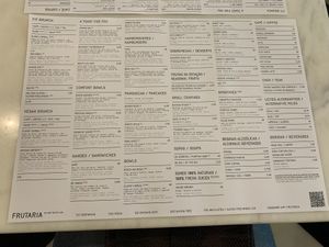 A good choice of vegan food   at Frutaria in Lisbon