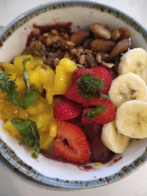 Brazilian bowl (Acai) at Frutaria in Lisbon
